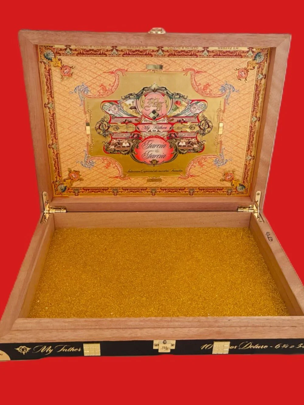SUEÑOS de SAUNDRA Upcycled, Artful Storage, Extremely RARE, My Father, Cigar Box